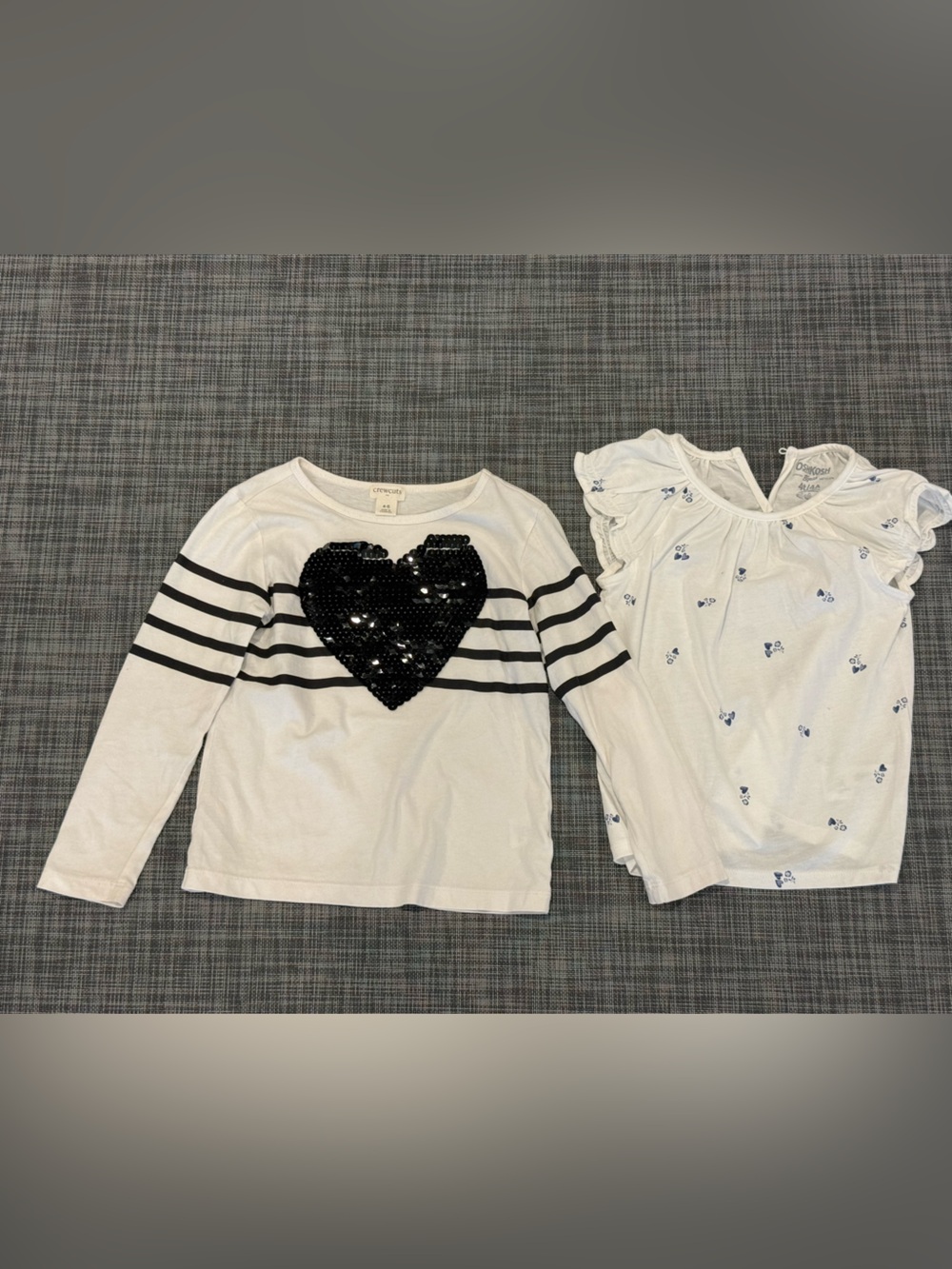 2 x size 4 girls tops
